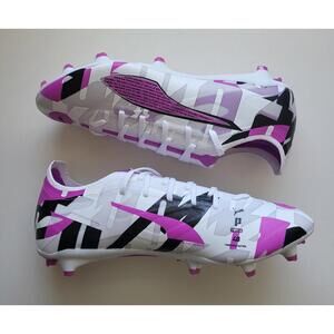 Puma Jr Ultra 5 Match FG/AG Forever Pack- White/Magenta/Feather Gray